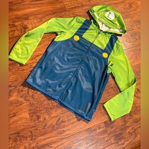 Jumping Beans boys size 12 Mario Brothers Luigi zip up hoodie